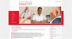 Desktop Screenshot of orthopaedie-eschborn.de